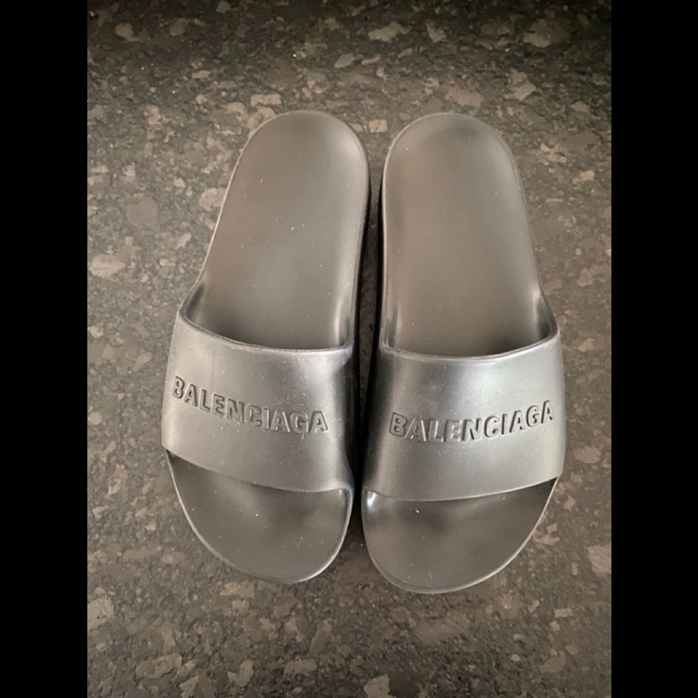 Balenciaga Women's Chunky Platform Slide Sandals